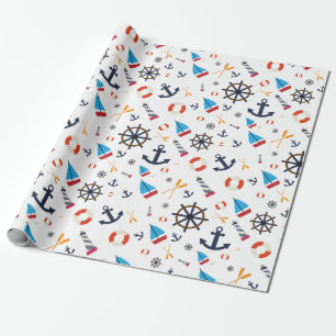 Papel De Presente Tema náutico Thunder_Cove