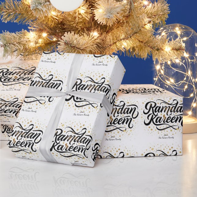 Papel de presente tema Ramadan Kareem para celebra (Feriados)