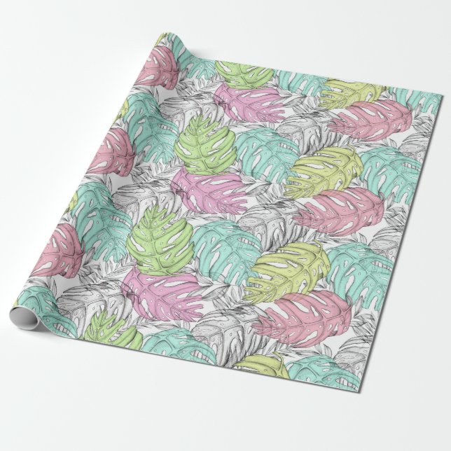 Papel De Presente Temas de verão (Desenrolado)