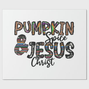 Papel De Presente Tempero de Abóbora E Jesus Cristo