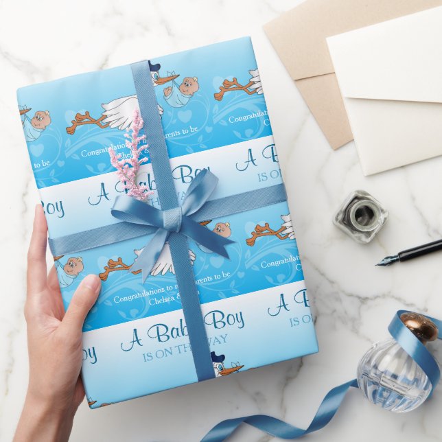 Papel De Presente Tempestade com um bebê bonito (Presentear)