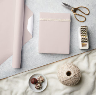 Papel De Presente Tempestade de Poeira Rosa Aurora Elegante Sólida L