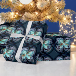 Papel De Presente Tempestade II (Azul)