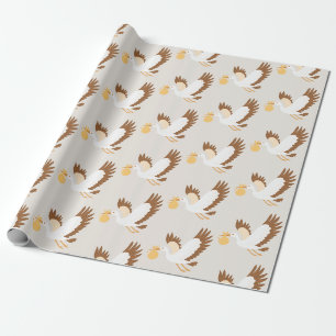 Papel De Presente Tempestade voando um Chá de fraldas bebê