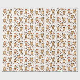 Papel De Presente Tempo alegre da boba