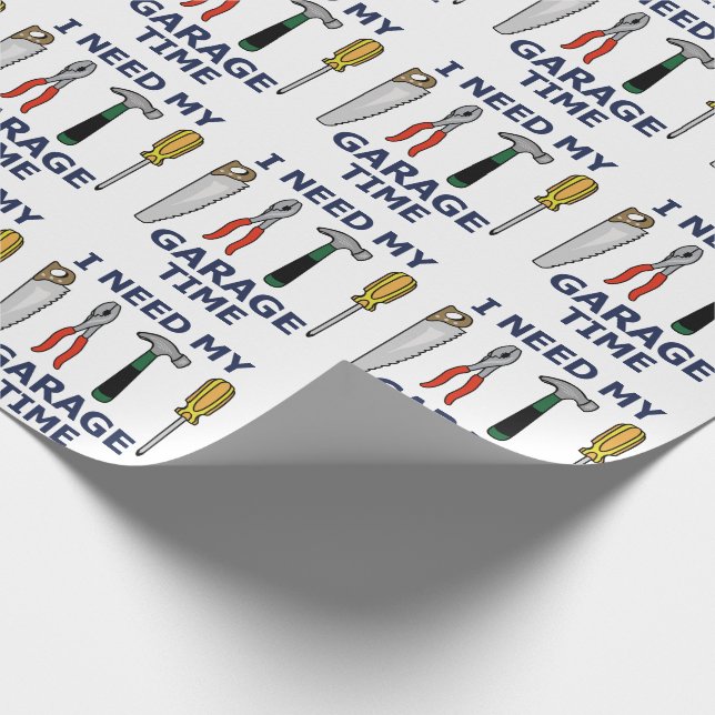 Papel De Presente Tempo de Garagem (Ponta)