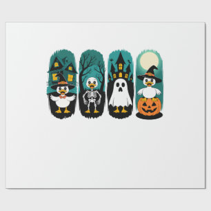Papel De Presente Temporada Assustadora Halloween