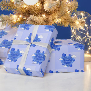 Papel De Presente Tendy Elegant Modern Namorados Love Heart