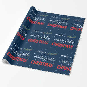 Papel De Presente Tenha um Natal Alegre e Feliz