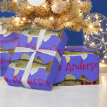 Papel De Presente "Tenha um Natal Jolly Walleye" Walleye Pike<br><div class="desc">Que presente de Natal divertido para o pescador da sua família.</div>