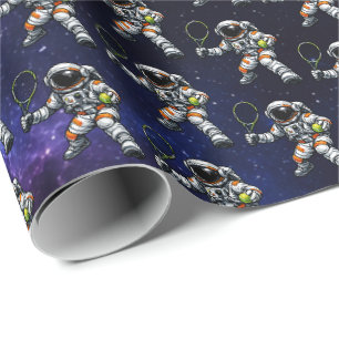 Papel De Presente Tênis Astronauta