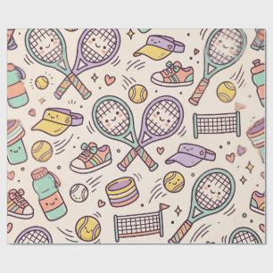 Papel De Presente Tenis Kawaii Fofo Amante Pastel