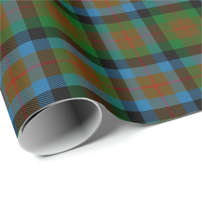 Papel De Presente Tennant Clan Tartan (Ponta do rolo)