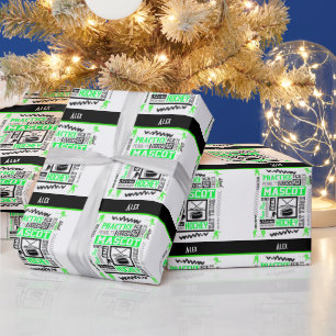 Papel De Presente Terminologia de Hockey para Meninos Personalizada 