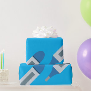 Papel De Presente Termômetro Médico Digital Saúde e Bem-Estar