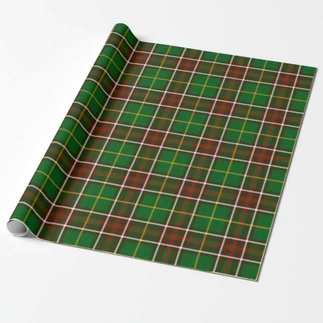 Papel De Presente Terra Nova, Tartan (Desenrolado)