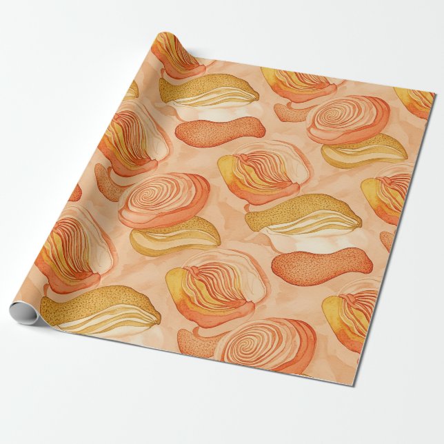 Papel De Presente Terra Suave Abstrato (6) (Desenrolado)