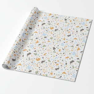 Papel De Presente Terrazzo Pattern