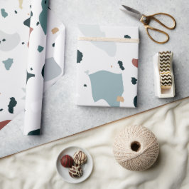 Papel De Presente Terrazzo Pattern