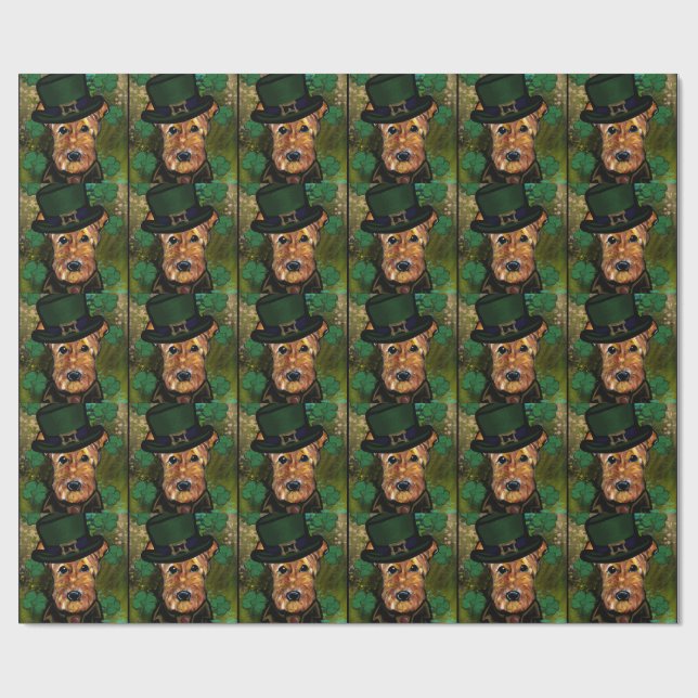 PAPEL DE PRESENTE TERRIER AIREDALE   (Aberto)