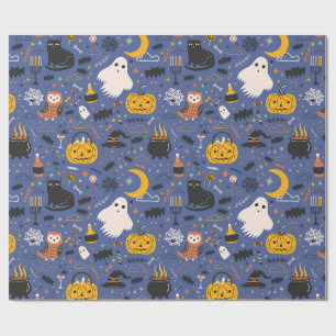 Papel De Presente Terror de Halloween