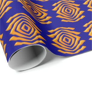 Papel De Presente Teste padrão abstrato geométrico étnico