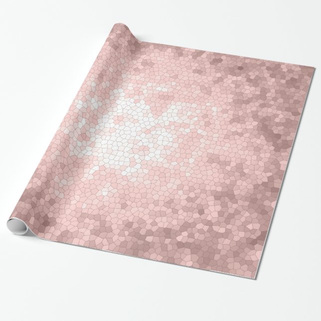 Papel De Presente teste padrão cor-de-rosa feminino sofisticado (Desenrolado)