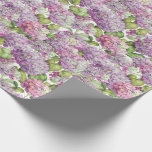 Papel De Presente Teste padrão cor-de-rosa floral da lavanda do<br><div class="desc">Este papel de envolvimento floral caracteriza flores românticas do hydrangea do rosa e da lavanda. Aperfeiçoe para o papel de embrulho wedding ou para os projetos do artesanato que incluem o decoupage. Projetado pelo ©Tim mundialmente famoso Coffey do artista.</div>