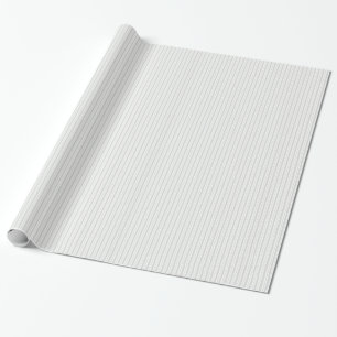 Papel De Presente Teste padrão desigual da listra do Lt branco
