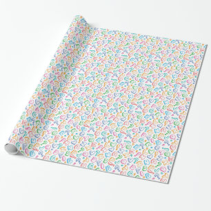 Papel De Presente teste padrão do alfabeto