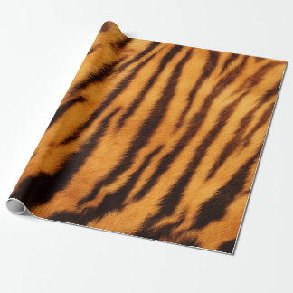 Papel De Presente Teste padrão do impressão da pele da pele do tigre