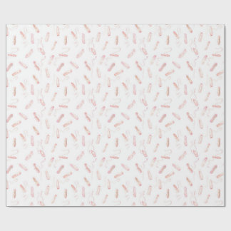 Papel De Presente Teste padrão dos calçados de Pointe