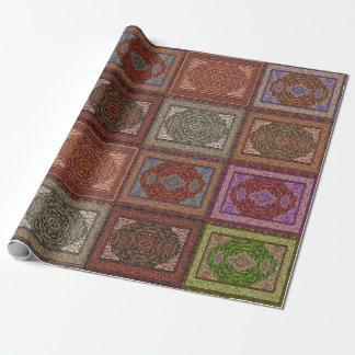 Papel De Presente Teste padrão persa oriental dos tapetes