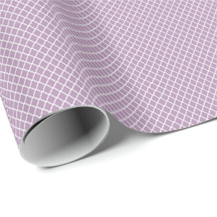 Papel De Presente Teste padrão roxo de Quatrefoil do marroquino da