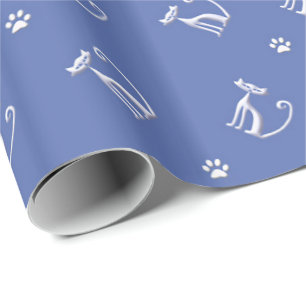 Papel De Presente teste padrão sem emenda do gato