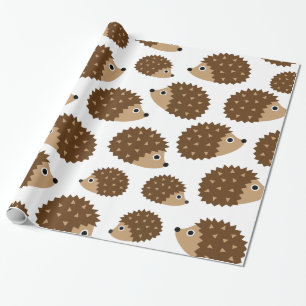 Papel De Presente Teste padrão sem emenda dos ouriços (ver.6)
