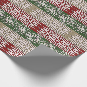 Papel De Presente Teste padrão tribal étnico do sudoeste