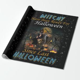 Papel De Presente Testemunhas Estão Prontas Para O Halloween