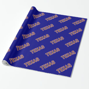 Papel De Presente Texan do Bluebonnet