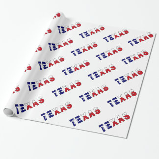 Papel De Presente Texas Flag