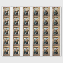 Papel De Presente Texto de classe de nome de adição de graduação de