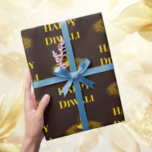 Texto personalizado Elegant mandala diya gold diwa