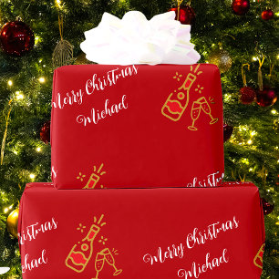 Papel De Presente Texto Personalizado Personalizado Do Vidro Do Fras