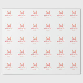 Papel De Presente texto simples e mínimo da melhor vovó sempre verme