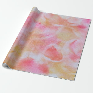 Papel De Presente textura abstrata aquarela rosa vermelho amarelo