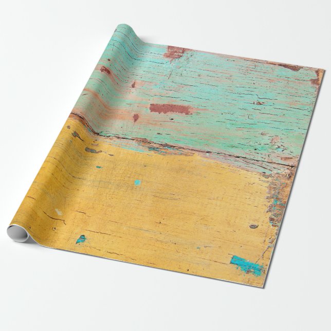 Papel De Presente textura antiga do grunge de madeira (Desenrolado)