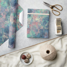 Papel De Presente Textura Azul Solar Cruzada