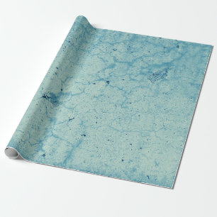 Papel De Presente Textura Azul Teal Rústica Grunge Vintage