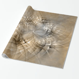 Papel De Presente Textura de Arte Fractal Moderno Abstrato Tons da T