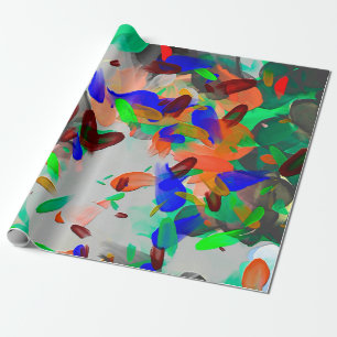 Papel De Presente textura de desenho de abstrato com tinta real caót